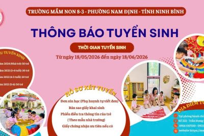 📣 THÔNG BÁO TUYỂN SINH NĂM HỌC 2026 – 2027 📣
